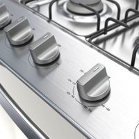 Estufa A Gas Con Horno Gris 30 Plg - Whirlpool