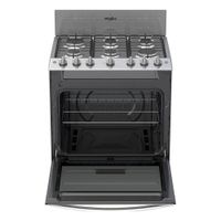 Estufa A Gas Con Horno Gris 30 Plg - Whirlpool