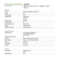Flipón De 2 Polos 20A 120/240V - Schneider