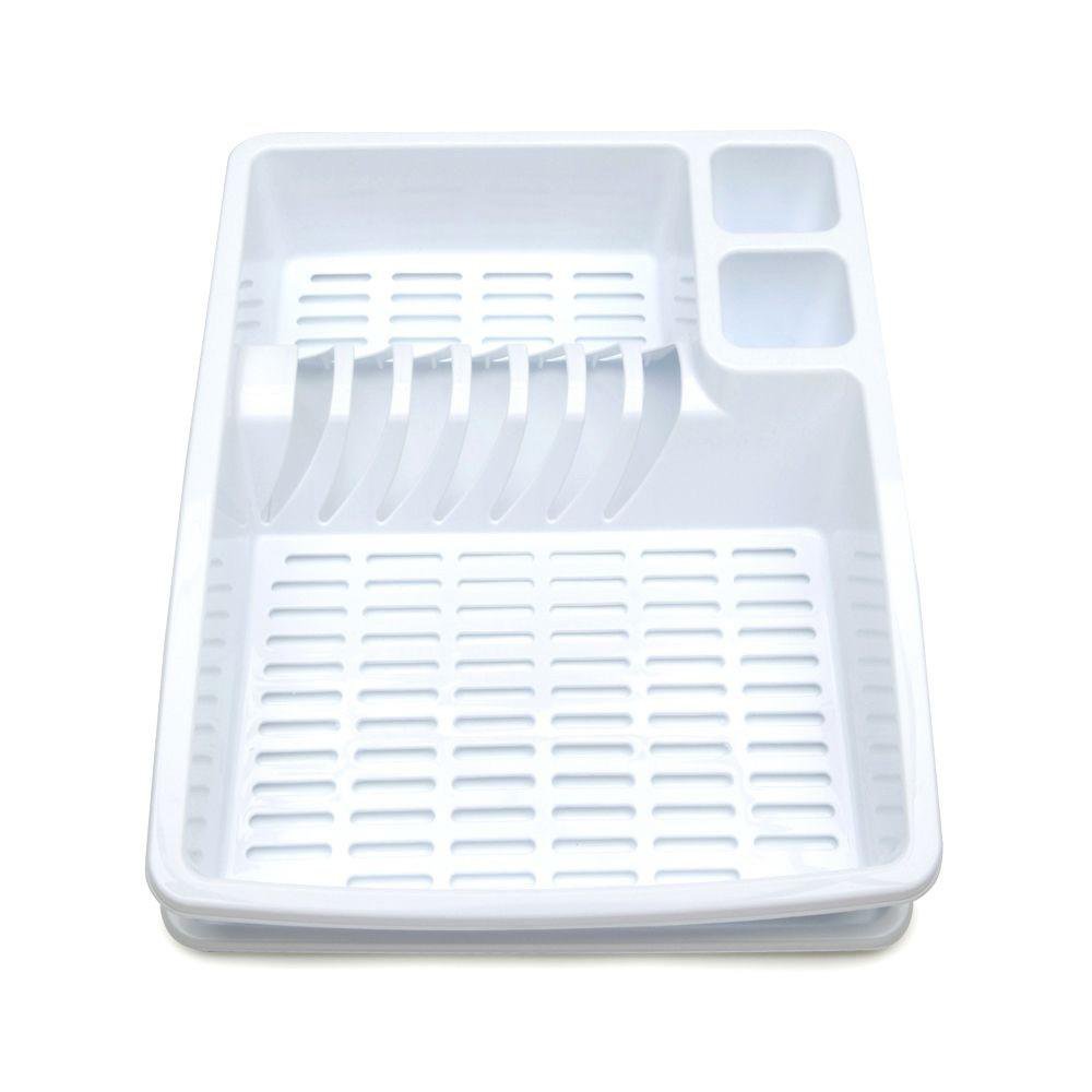 Escurridor para Platos 38 x 31 cm de Plástico Color Blanco