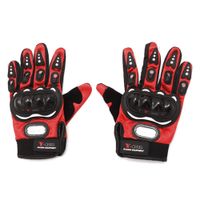 Guantes Para Motos Cerrados XL Rojo