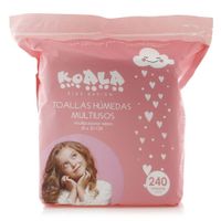 Paquete De Pañitos Húmedos Chicas Con Aroma 240 Unidades - Koala