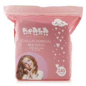 Paquete De Pañitos Húmedos Chicas Con Aroma 240 Unidades - Koala