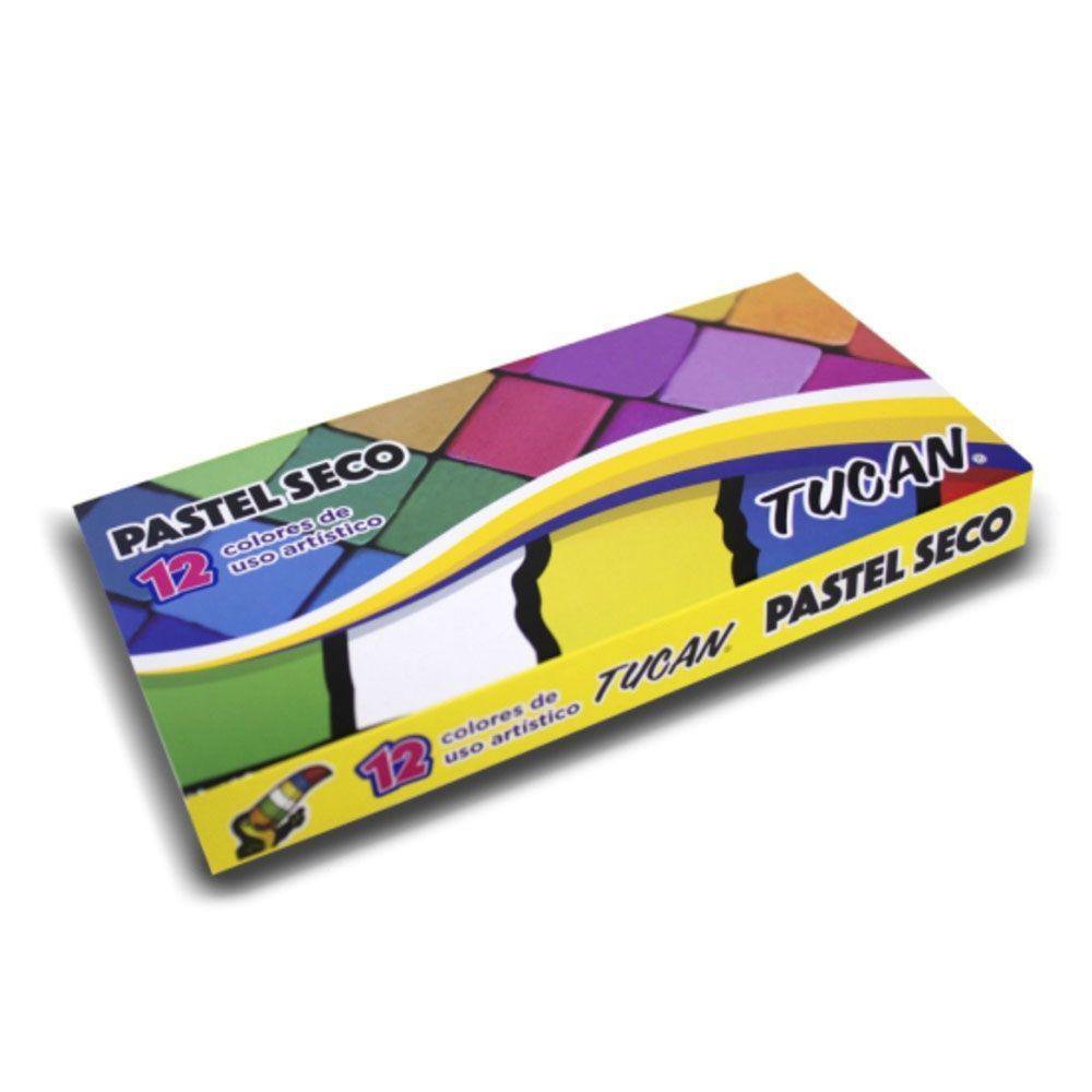 Crayón Pastel Seco 12 Colores Tucan cemacogt
