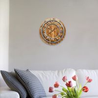 Reloj De Pared Circular Café De 15 Plg - Viva