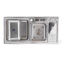 Lavaplatos 2 Fosas Der 90X45Cm Prymium