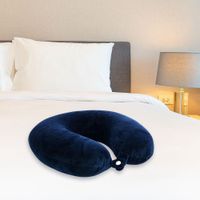 Cojín Azul De Cuello Memory Foam