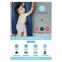 5Pk Pañal D/Tela Niño  5 Insertos - Charlie Banana