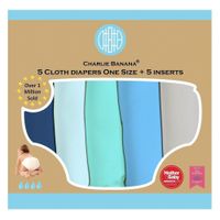 5Pk Pañal D/Tela Niño  5 Insertos - Charlie Banana