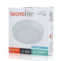 Lámpara Circular Con Bombilla Led De Sobreponer De 12 W - Tecnolite