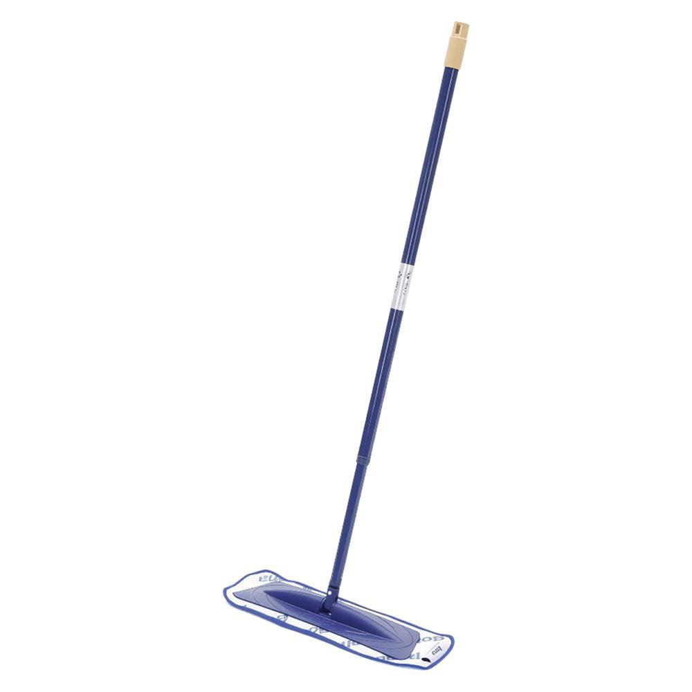 Mopa de Microfibra Plana Azul con Mango Metálico Reforzado 32 Plg