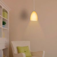 Lámpara Colgante Amarilla 1Bombillox60W - Tecnolite