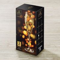 Set 2 Copas Flauta 10 Oz Diamante - Wilmax