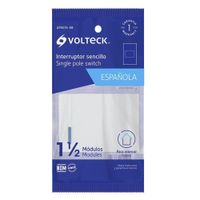 Interruptor Dado Sencillo Blanco - Volteck