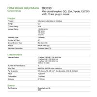 Flipón De 3 Polos 30A 120/240V - Schneider