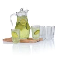 Set De Pichel Y Vasos Victoria 7 Pzas - Arcopal