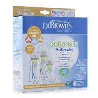 Set Biberones Anticólicos Options+  Recién Nacido - Dr. Browns