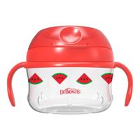 Vasito Para Snacks Con Tapa Y Asas Removibles Rojo - Dr. Browns