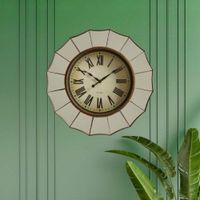 Reloj De Pared Cobre Y Beige -  Viva