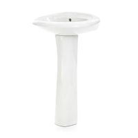 Lavamanos Con Pedestal Casablanca Color Bone - Castel