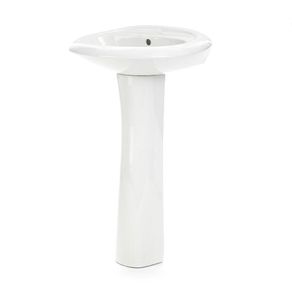 Lavamanos Con Pedestal Casablanca Color Bone - Castel