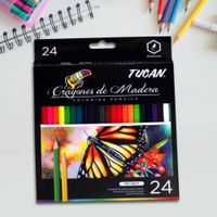 Crayon-De-Madera-Alta-Calidad-24-Colores---Tucan