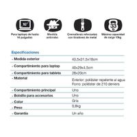 Mochila Antirrobo Gris - Xtech