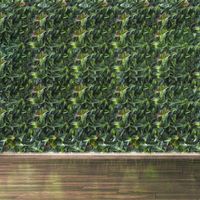 Follaje Para Pared Hojas Verdes Con Rojo 50X50 - Z