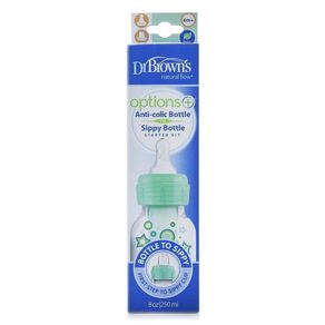 Biberón Anticólicos De Transición Verde 8 Oz - Dr. Browns