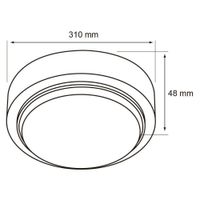 Plafón De Techo Blanco Led 6500K - Tecnolite