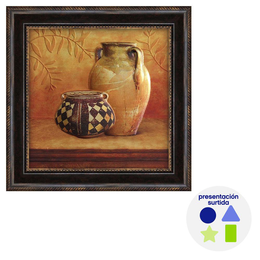 Cuadro Decorativo en Canvas de 35.5 x 35.5 cm Diseño Bodegones Colores Cálidos - Diseños S…