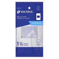 Placa De 1 Módulo Blanca - Volteck