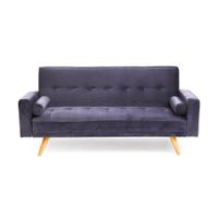 Sofá Cama con Apoya Brazos Gris - Z