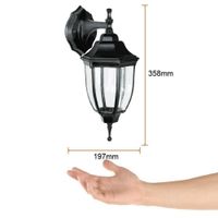 Farol De Pared Para Exterior Color Negro 1 Bomb - Tecnolite