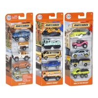 Carros 5 Pack Matchbox - Mattel