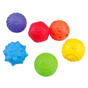 Set 6 Pelotas Con Textura - Playgo