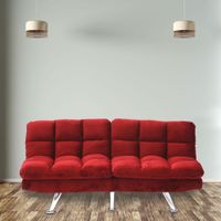 Sofá Cama Color Rojo 107 X 93 X 84 Cm - Z