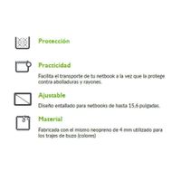 Funda Para Laptop Reversible 15.6 Plg - Klip Xtreme