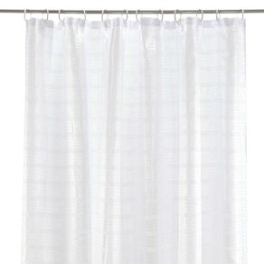 Cortina Blanca Jacquard Para Baño - Viva Fresh