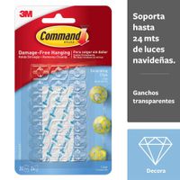 Gancho Fijación Cables 0.5 Lbs 20Pzs 3M - Command