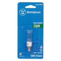 Bombilla Halógena E11 Luz Amarilla 75 Watts - Westinghouse