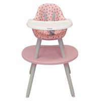 Silla Para Comer Bistro 2 En 1 Rosa - Prinsel