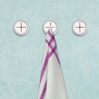 Colgador  Simple Adhesivo Cromo Matte - Inofix