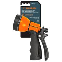 Pistola Plástica Para Manguera Con 8 Tipos De Riego - Truper