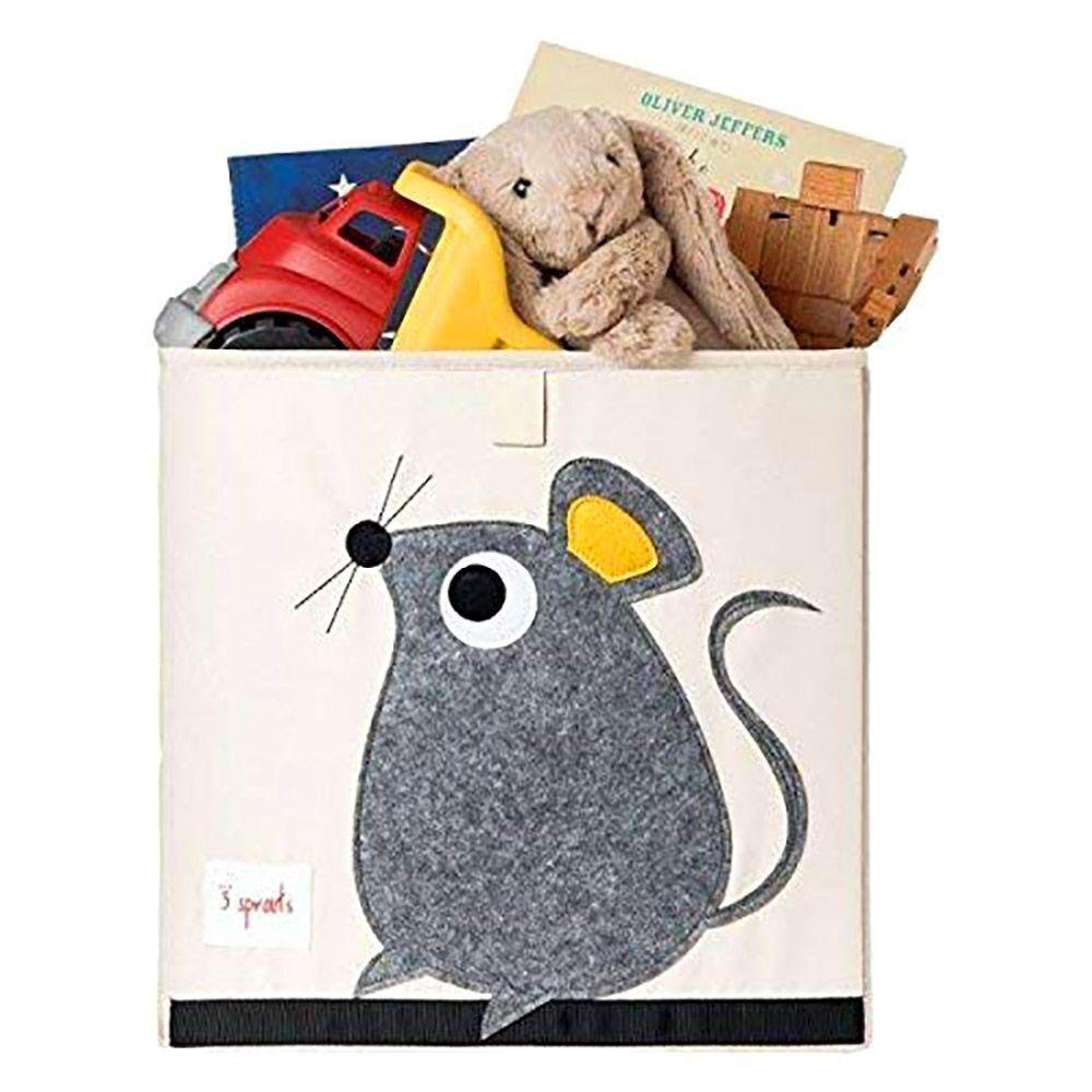 Caja Almacenadora Diseño Ratón de 33 x 33 x 33 Cm Caja Almacenadora Ratón