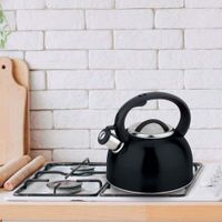 Tetera De Acero Inoxidable Negra 3 L - Nordika