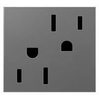 Tomacorriente Doble Gris 15A - Legrand