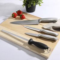 Set De 4 Pzas Cuchillos Y Afilador - Oster