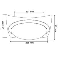 Plafón De Techo 1Bombillox60Wmax - Tecnolite