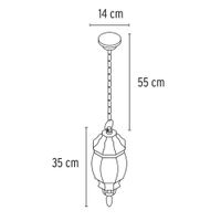 Farol Colgante Blanco - Voltech